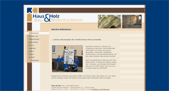 Desktop Screenshot of haus-und-holz.com